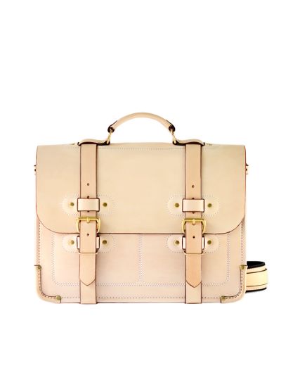 BUSINESS BRIEFCASE - 2 Natural Medium