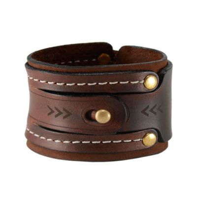 DUAL LOCK BRACELET - Tobacco