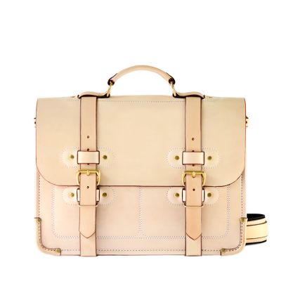 BUSINESS BRIEFCASE - 2 Natural Medium