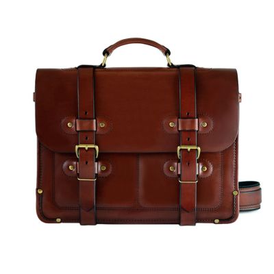 BUSINESS BRIEFCASE - 2 Russet Medium