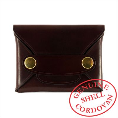 CORDOVAN RIVET WALLET - Brown