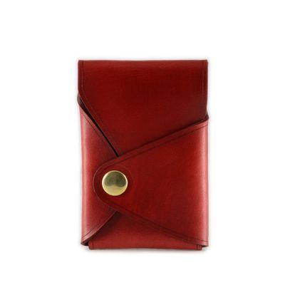 RIVET CARD HOLDER - Red