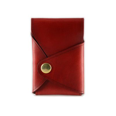 RIVET CARD HOLDER - Red
