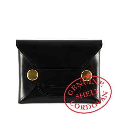 CORDOVAN RIVET WALLET - Black