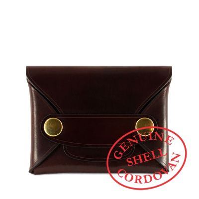 CORDOVAN RIVET WALLET - Brown