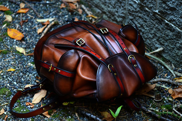 Vintage Backpack Large Aged